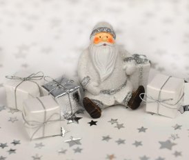 Santa Claus with presents
