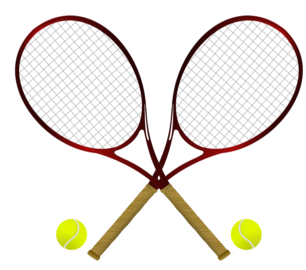 tennis rackets and tennis balls