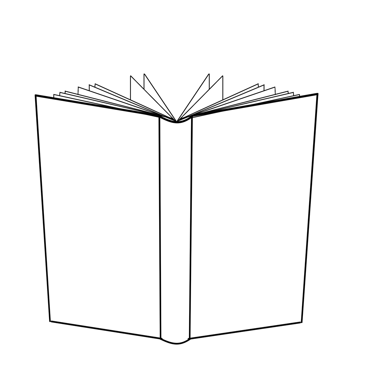 BOOK open backside