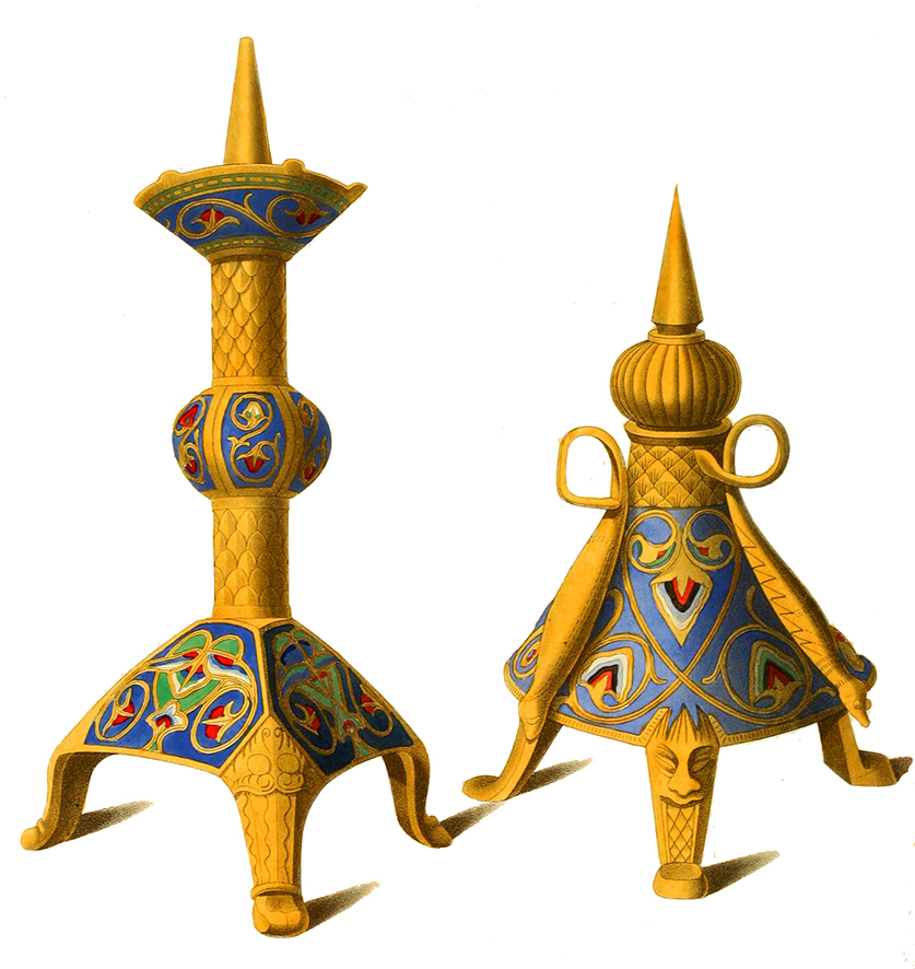 candlesticks 12th century