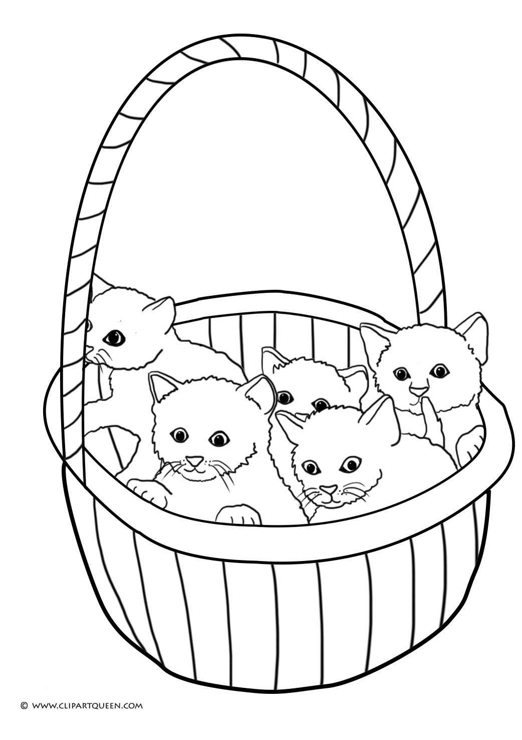 five-kittens-in-a-basket