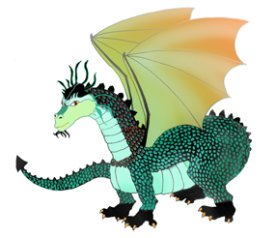 cool dragons clip art