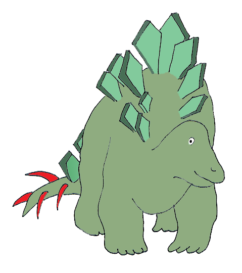 Stegosaurus clipart