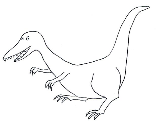 Eraptor coloring page