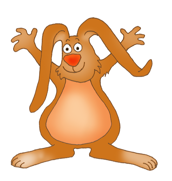 funny Easter bunny