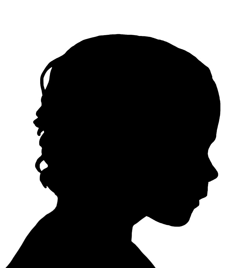 girl face silhouette