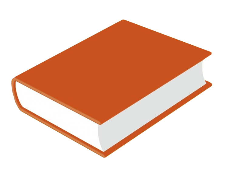 orange book clipart png