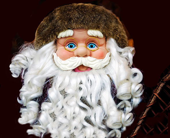 Santa Claus ready for Christmas