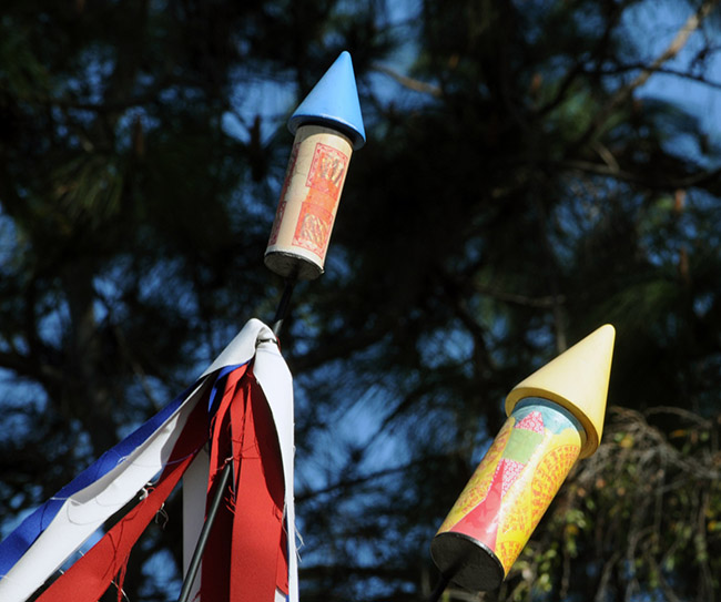 firework decoration for Independence day