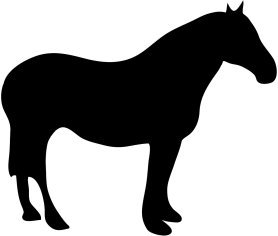 horse silhouette