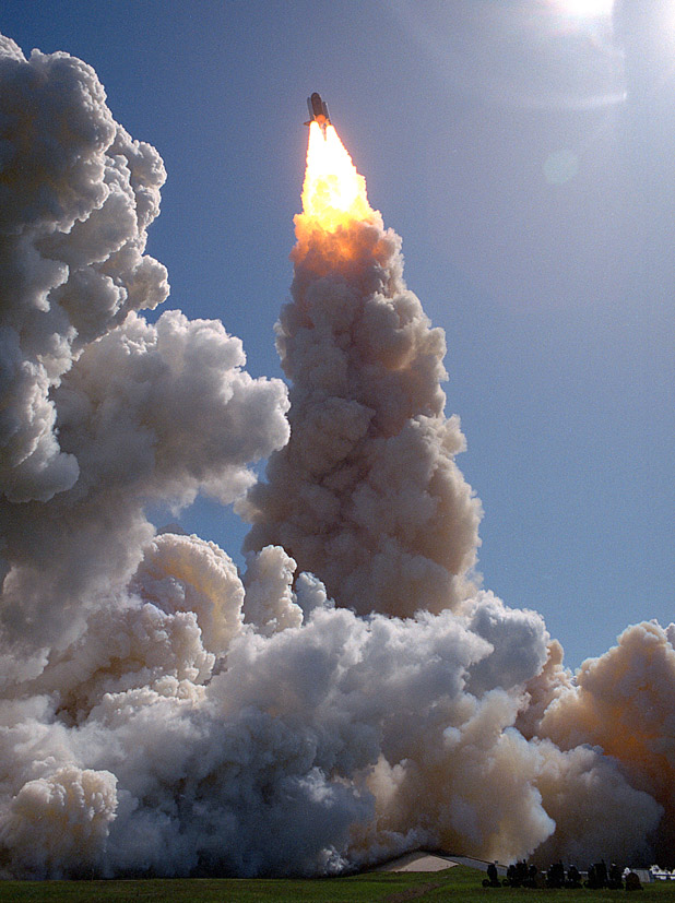 firing of moon rocket