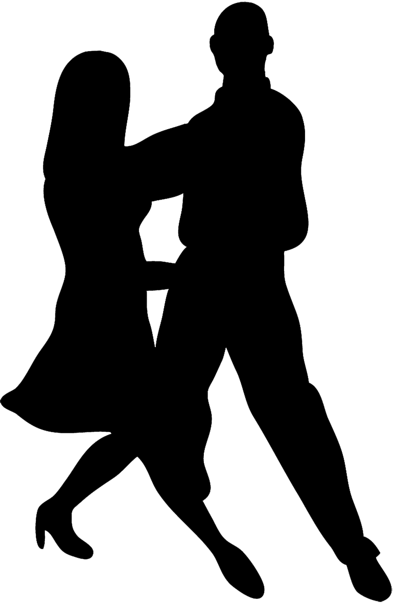 dancer sketch black silhouette