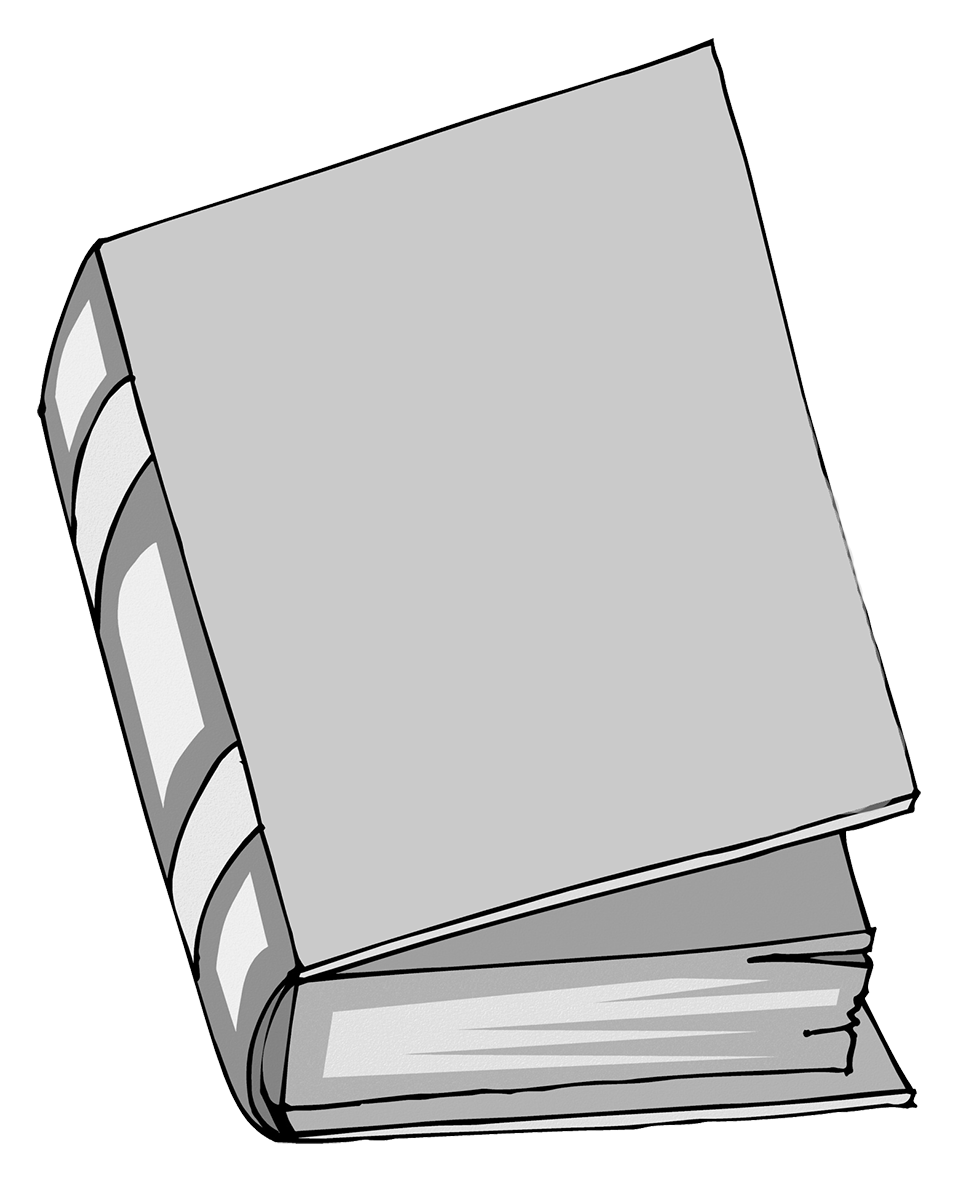 grey book clipart no title