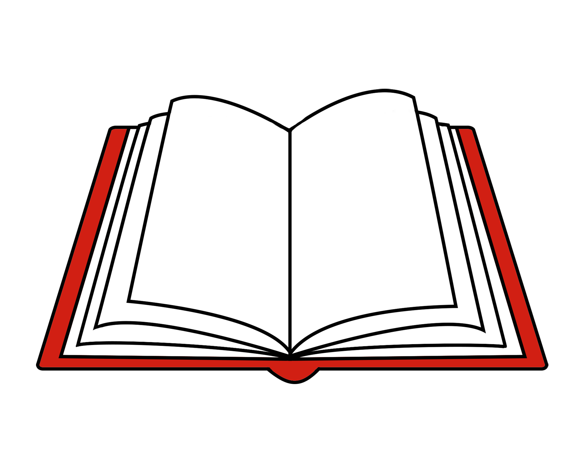 open red book clipart