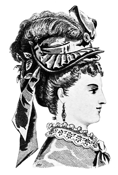 woman hat fashion 1871