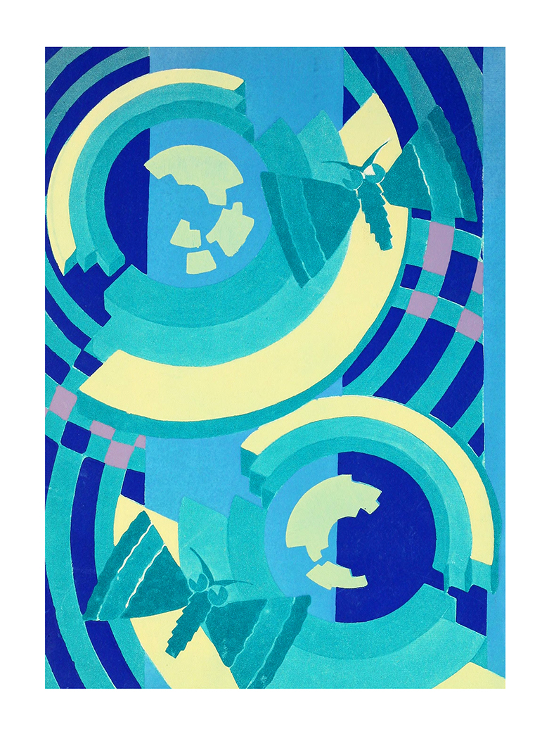 art deco clipart pattern