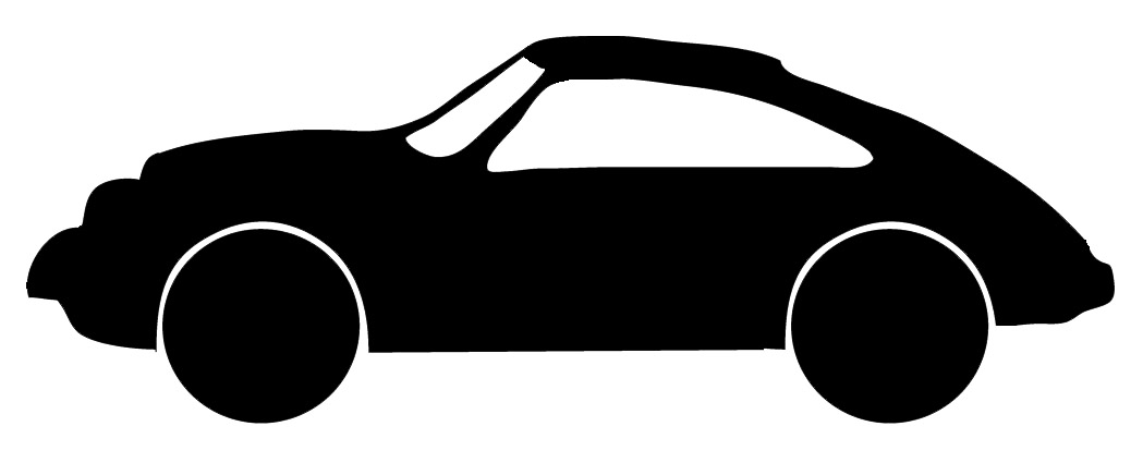 porche car silhouette