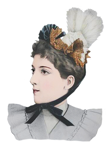 ladies dress hats 1838