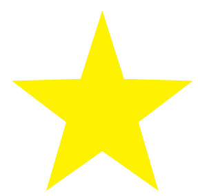 yellow star clipart