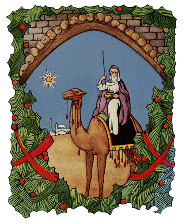 Vintage Christmas scenery