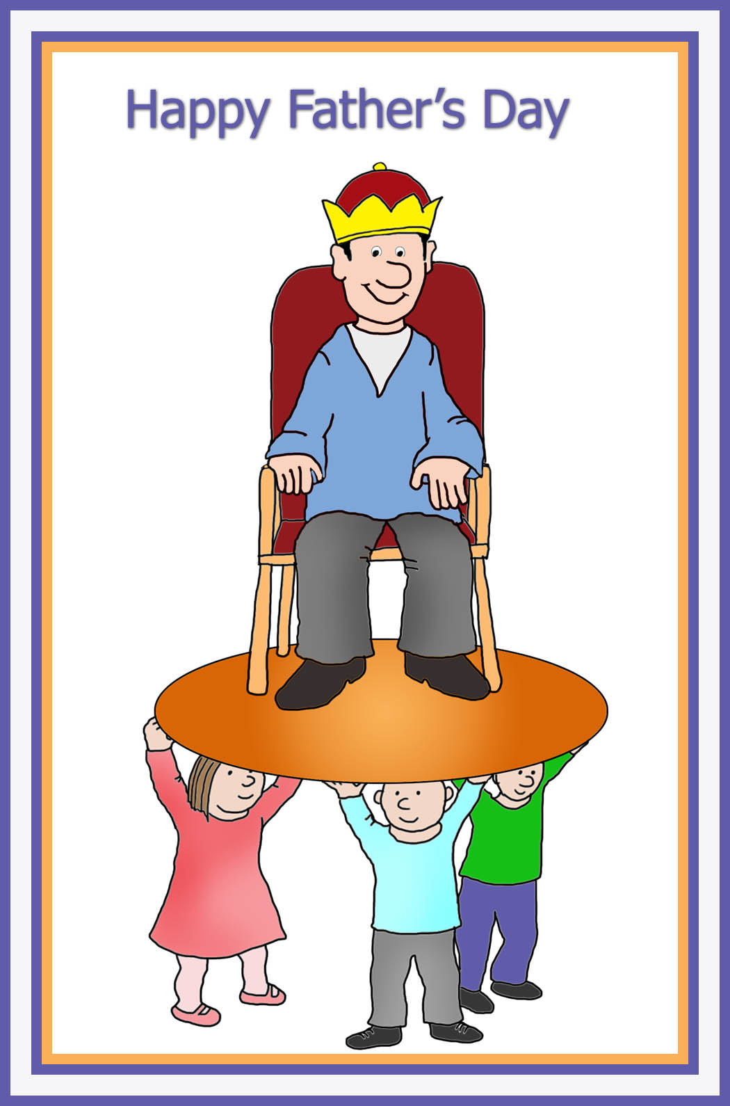 king for a day on father's day