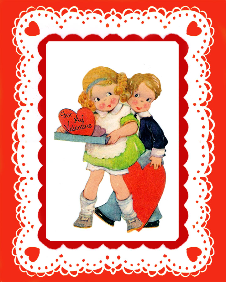 Valentine card for kids