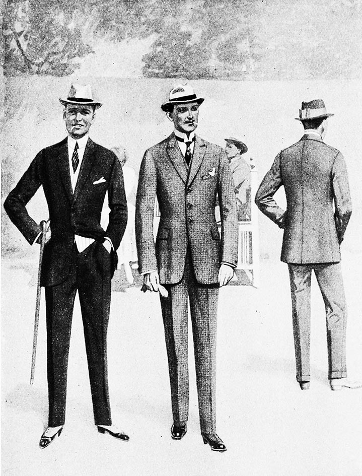 mens fashion clothing 1917