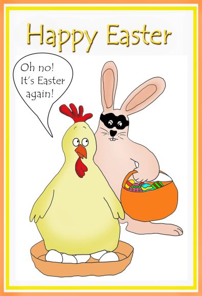 Easter egg thief
