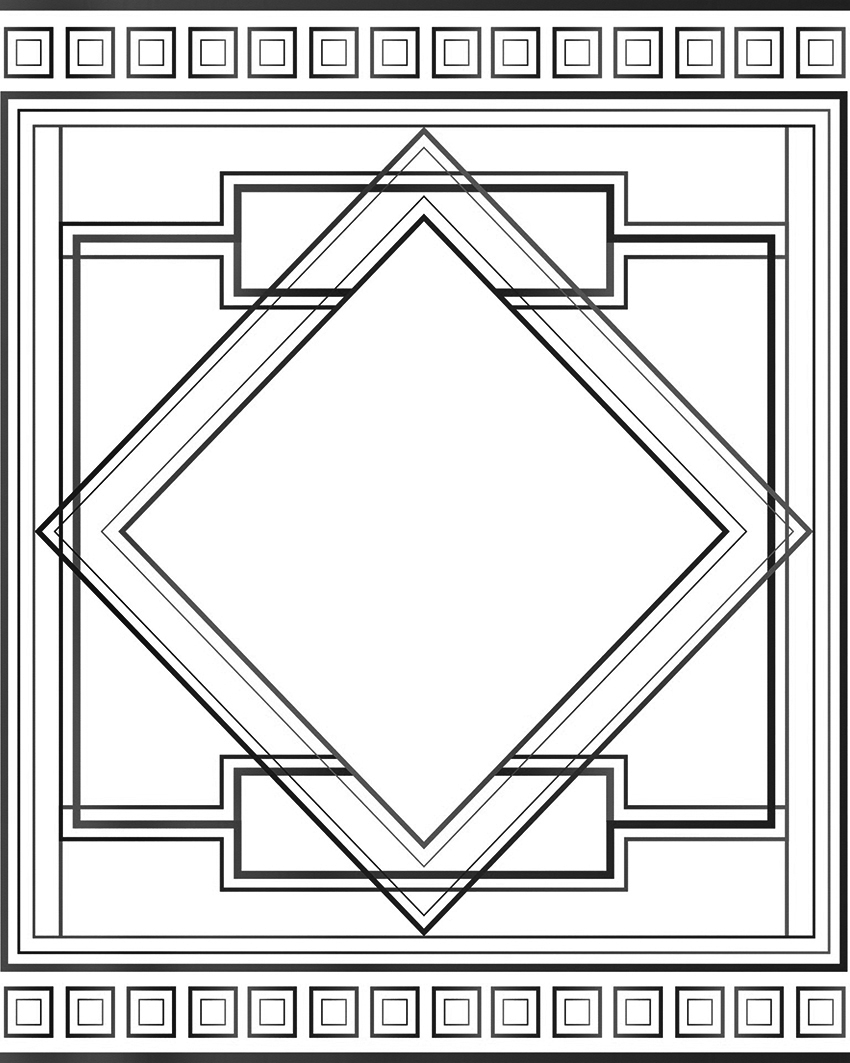 Art Deco frame