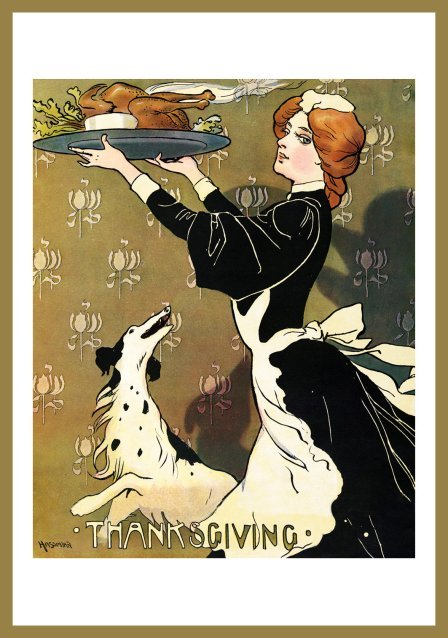 vintage Thanksgiving card