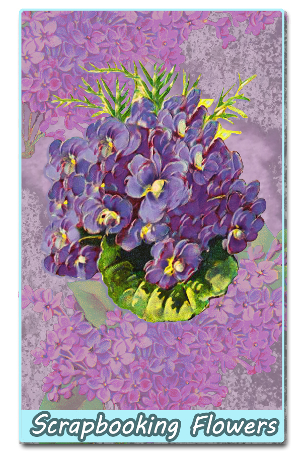 digital scrapbooking flowers clip art