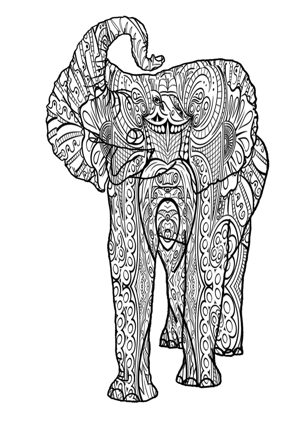 jumbo patterned for coloring