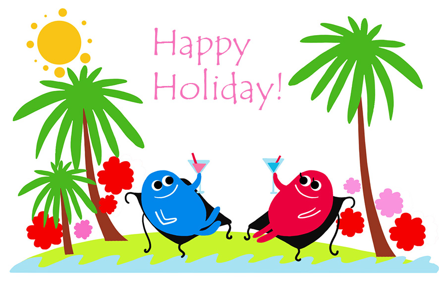 happy holiday toast