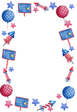 4th of July frame