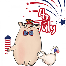 Happy Independence day clipart