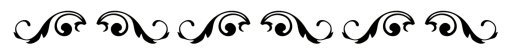 simple swirl border clipart
