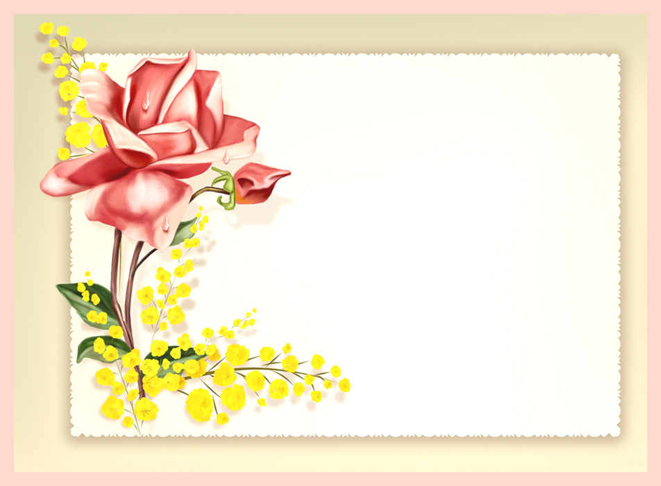free border templates with flowers