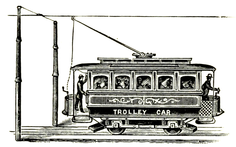 trolley car illustration