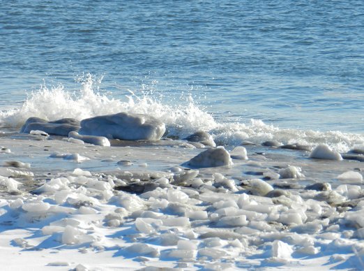 winter beach