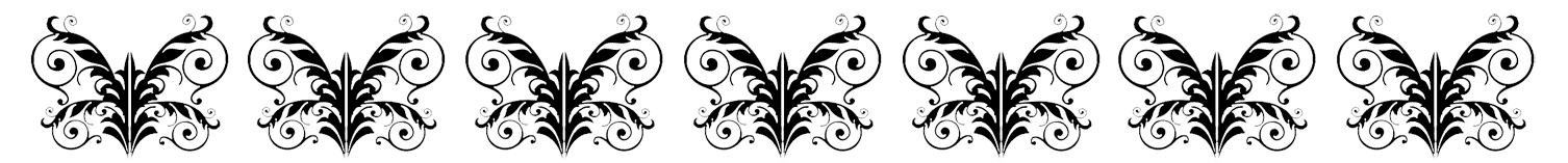 black butterflyl pattern