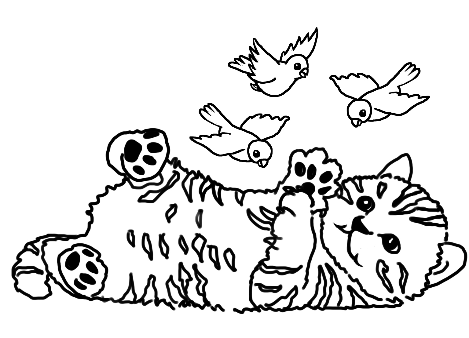 Cat Coloring Pages