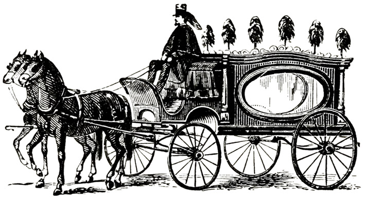 horse drawn hearse