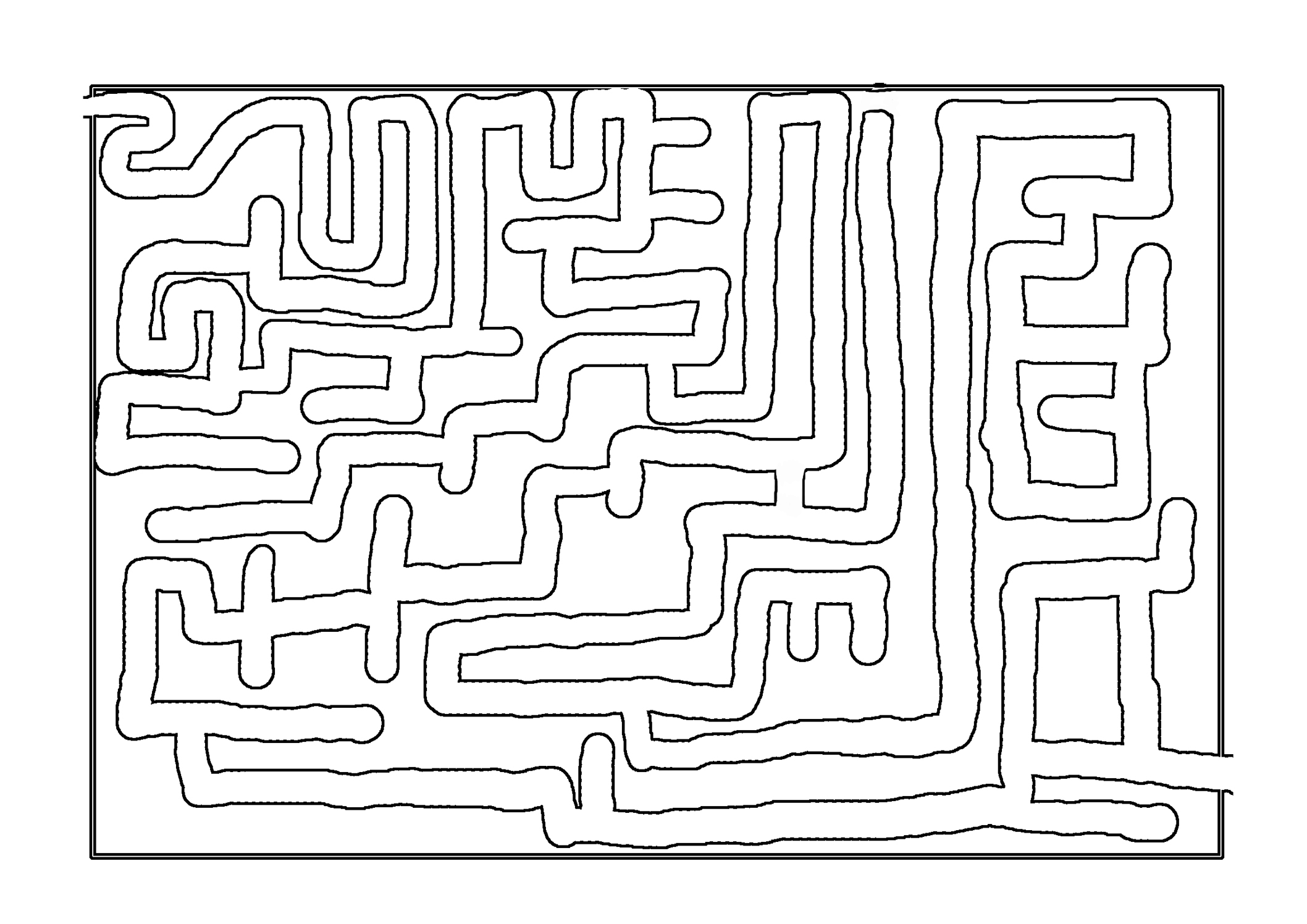 printable maze for adults