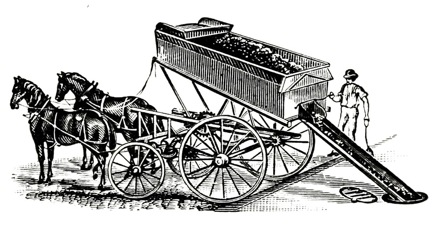 coal carriage unloading