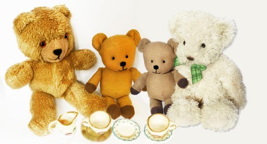 Teddy bear tea party