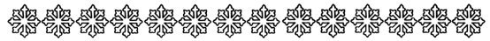 snow flake border