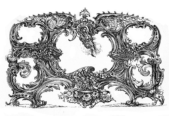 French Victorian era ornament