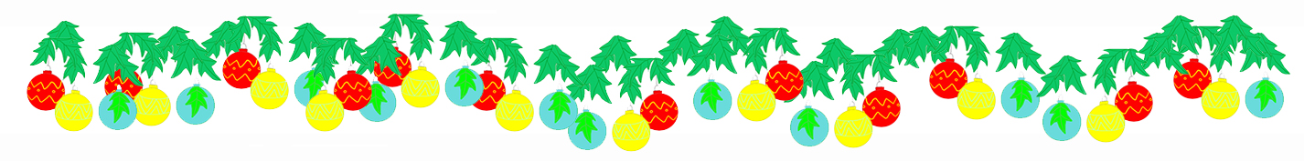christmas bauble border