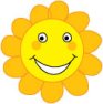 flower smiley face clip art 2