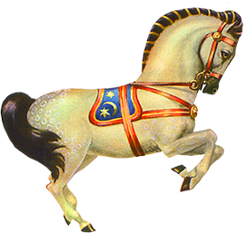 clip art circus horse drawing